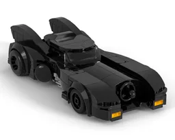 1989 Batmobile Moc Minifig Scale