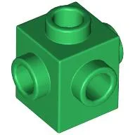 Brick Special 1 x 1 Studs on 4 Sides / Green