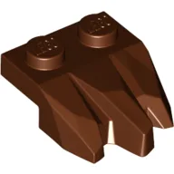 Plate Special 2 x 3 with Rocks / Reddish Brown