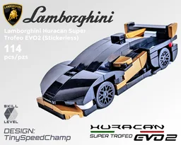 Tiny Lamborghini Huracan Super Trofeo EVO 2 (Stickerless)