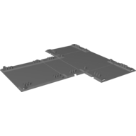 Lego Box / Case, Fold-Out Race Track 34 x 42 / Dark Bluish Gray