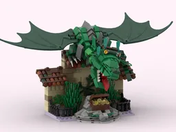 Dragon / Draak Lichtgeraakt - Efteling