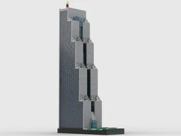 Trade Tower at 1/650th Scale