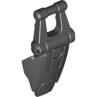 Lego Large Figure Shield, with Handle for Clip / Black
