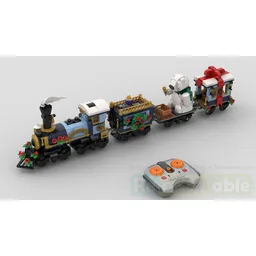 10361 Holiday Express Train motorized with Power Function and improved