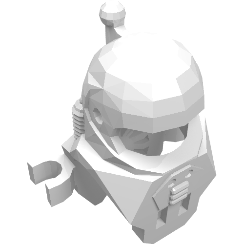 Lego Helmet, Chestplate, Clips