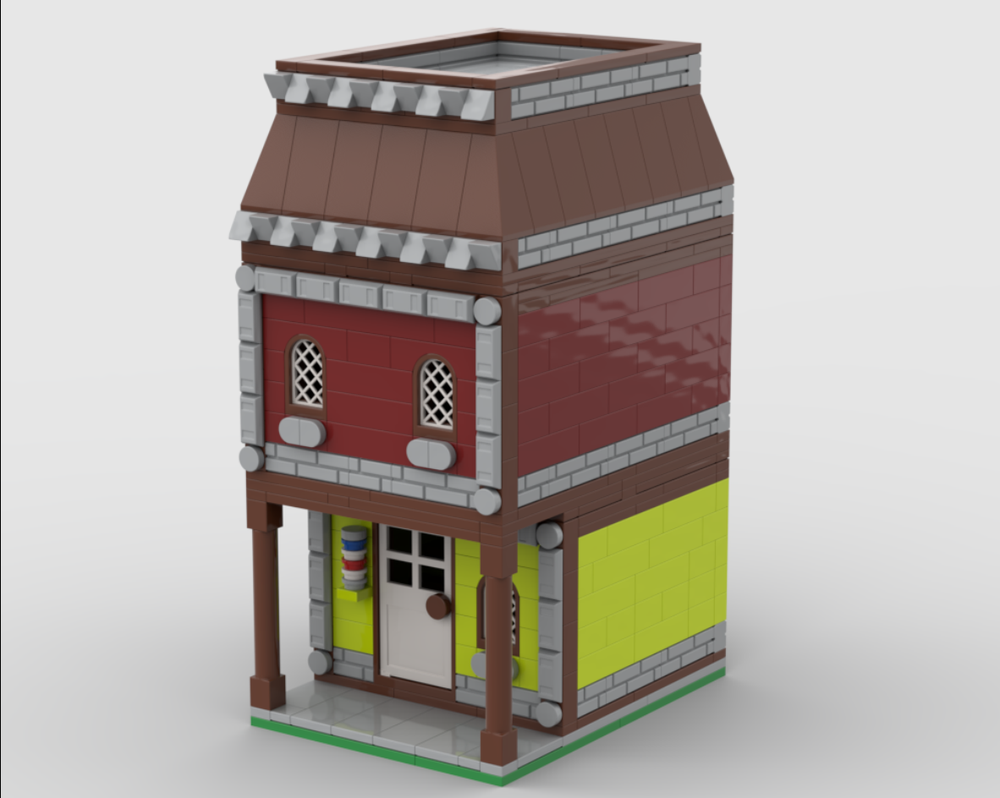 Lego Barber & Cafe