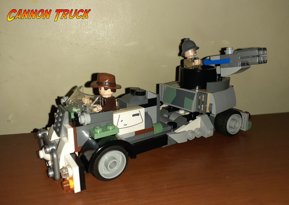 Lego Cannon Truck - alt of 77012-1