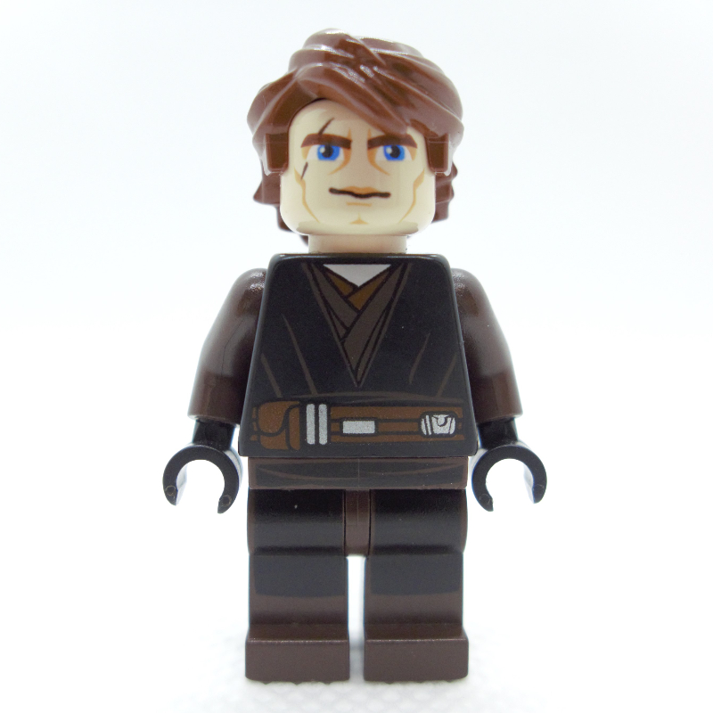 Lego Anakin Skywalker, Black Robe, Dark Brown Legs (Clone Wars)