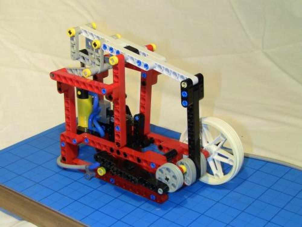 Lego Pneumatic Beam Engine No 2