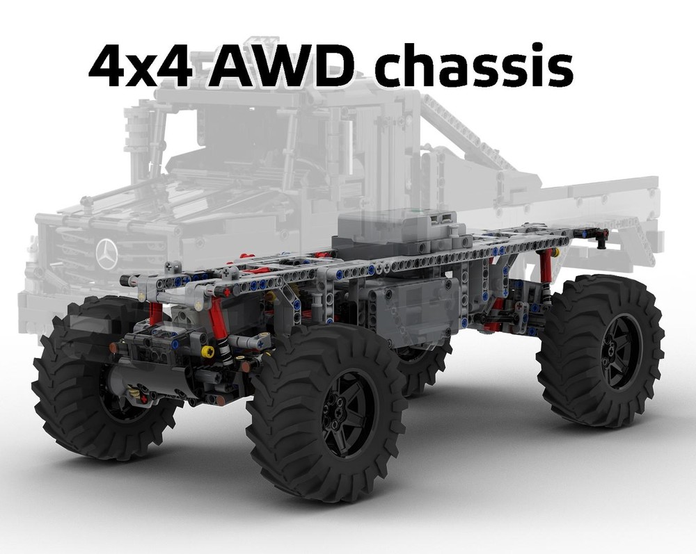 Lego 4x4 AWD chassis