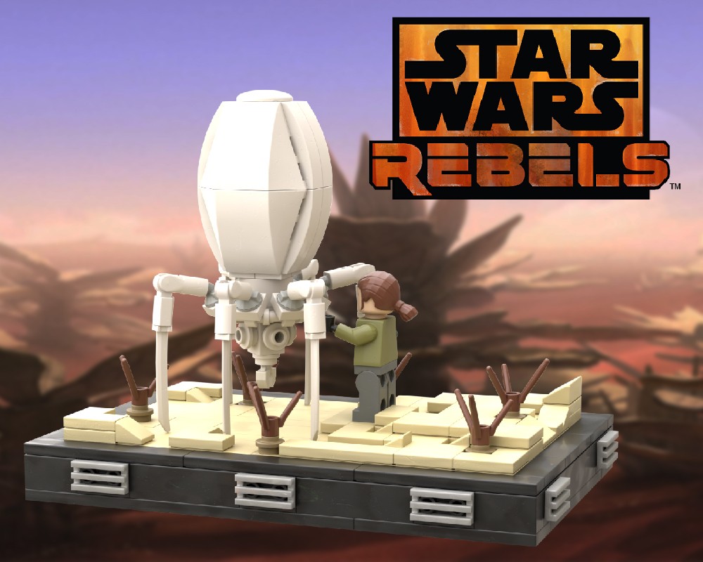 Lego Kanan learns from Bendu