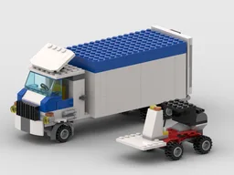 60139 alt Cargo truck with forklift
