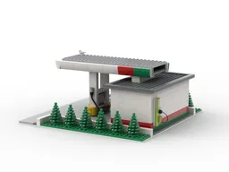 LEGO Octan Gas Station - Alternate Build