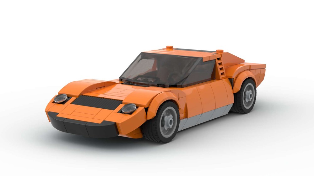 Lego 1966 Lamborghini Miura P400 orange