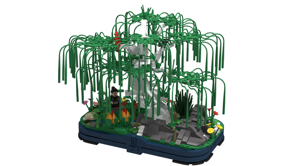 Lego Diorama: The Meditation Place