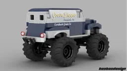 Grave Digger 1951 Ford panel van