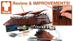 Upgrades to 75397 Jabba's Sail Barge! (Watch video!)