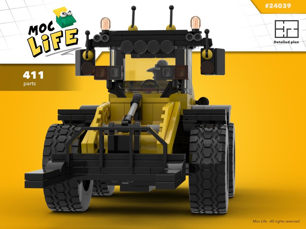 Lego Case loader scrap yard