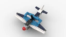 31099 Mid-engine Propeller Airplane