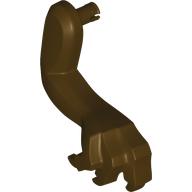 Lego Animal Body Part, Dinosaur, Indominus Rex Arm, Right, with Elbow Spikes [PLAIN] / Dark Brown