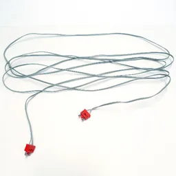 Wire with 2-Prong Connectors, 12V / 4.5V 375L / Red