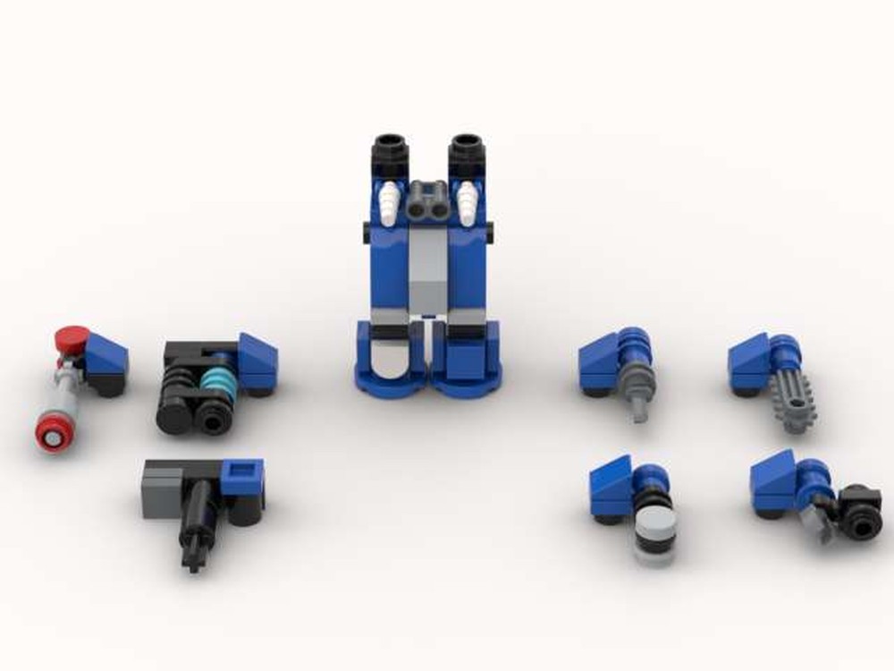 Lego Warhammer 40k Dreadnought (micro) - blue