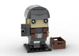 Historical Panzerschreck Soldier Brickheadz WW2