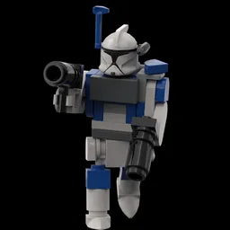 Brick-built 501st legion Arc Trooper