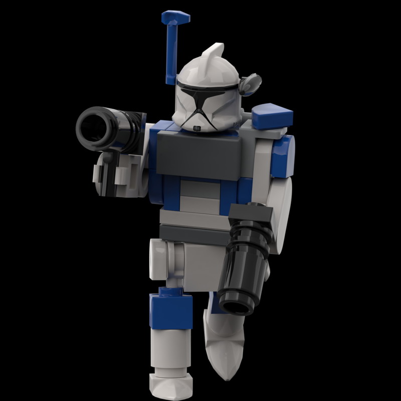 Lego Brick-built 501st legion Arc Trooper