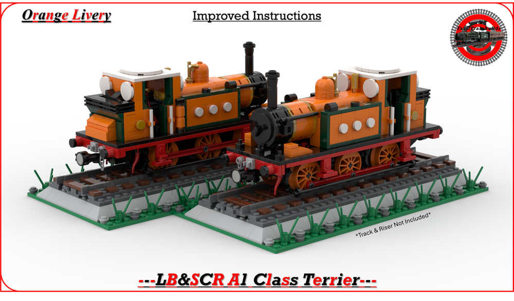 Lego (Orange) LB&SCR A1 Class 0-6-0T 'Terrier' (8-W)