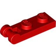 Plate Special 1 x 2 with Handle on End [Closed Ends] / Red