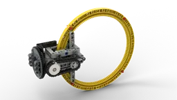 Quarter Rack Hubless Wheel Component