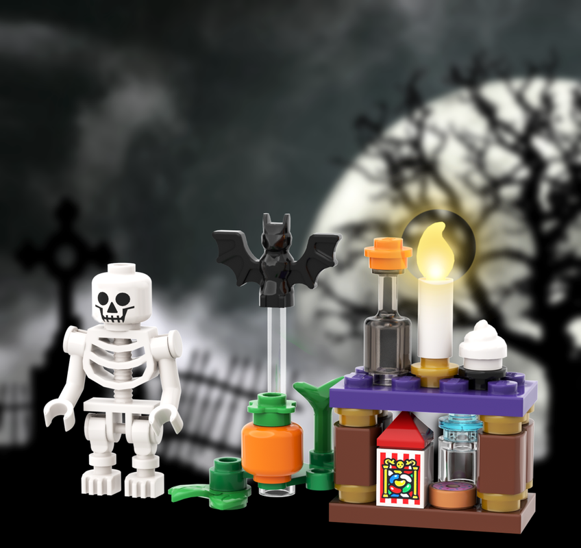 Lego Halloween Treat Table