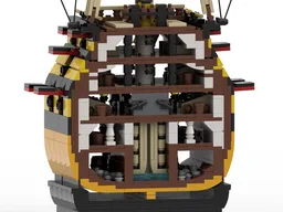 HMS Victory Cross Section Model