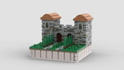 Small Roman Ancient Gate