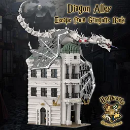 Escape from Gringott's Bank, Diagon Alley expansion.