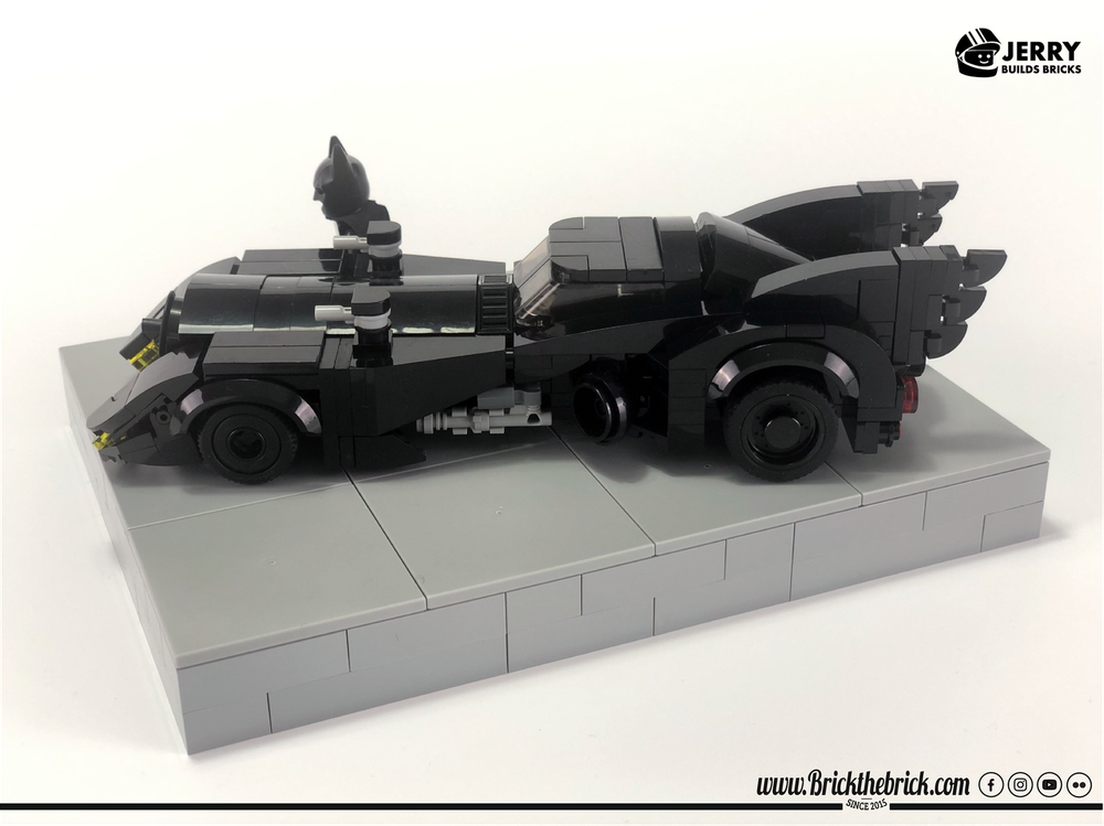 Lego 1989 BATMOBILE OF JERRY BUILDS BRICKS POWERED BY BRICKTHEBRICK