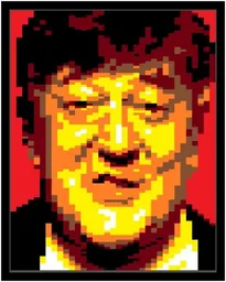 STEPHEN FRY (UK TV PRESENTER/PERSONALITY) CELEBRITY PORTRAIT