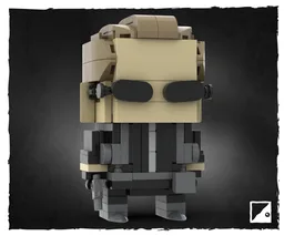 Resident Evil 5 Brickheadz MOC ~ Albert Wesker
