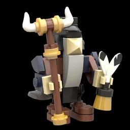 Medieval dwarf shaman
