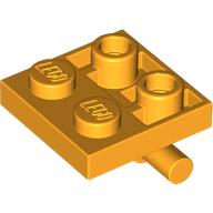 Lego Plate Special 2 x 2 with Horizontal T-Bar Underneath / Bright Light Orange