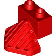 Lego Duplo Train Steam Engine Cow Catcher / Red