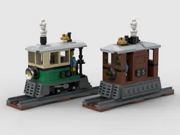 Brickticks Engine Works Class 6 American Steam Dummy & Class 7 British Steam Tram