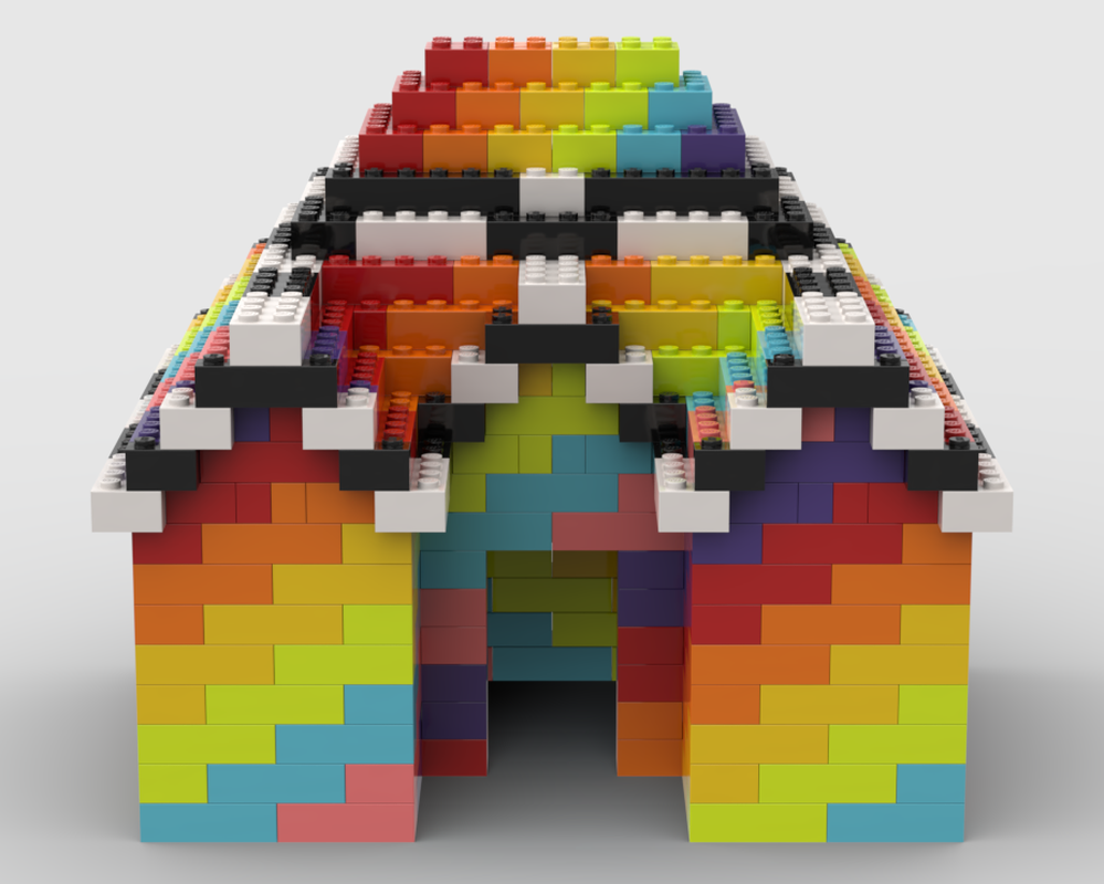 Lego Rainbow Temple