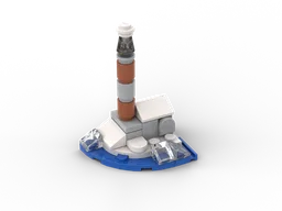 75245 Lighthouse under the snow