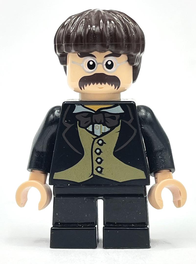 Lego Professor Filius Flitwick, Black Suit with Printed Bow Tie