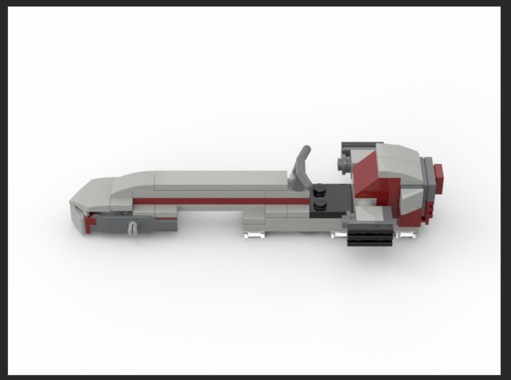 Lego star wars barc speeder minifig scale