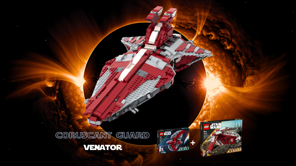 Lego Coruscant Guard Venator - Playset - 75362 + 75354 alternative