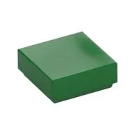 Tile 1 x 1 with Groove / Green